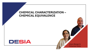 Chemical characterization – Chemical equivalence